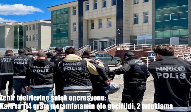 Kars’ta uyuşturucu operasyonu: 114 gram metamfetamin ele geçirildi