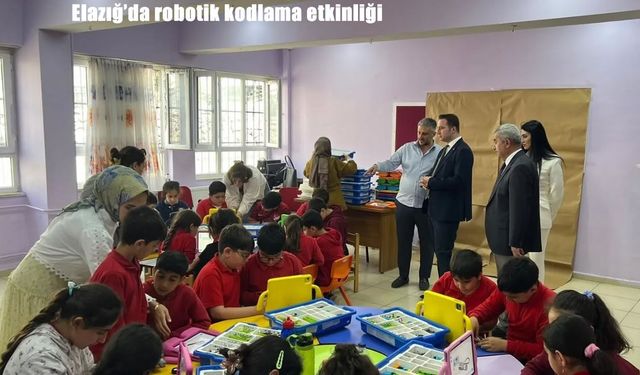 Elazığ’da robotik kodlama etkinliği