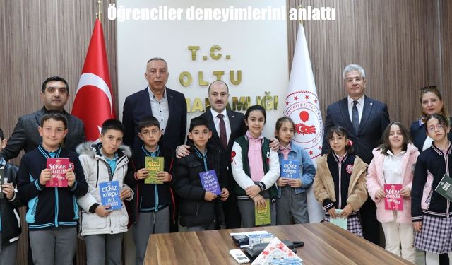 Oltu Mehmet Akif İlkokulu Öğrencileri gezi deneyimlerini paylaştı