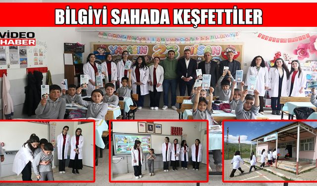 Muş'ta sağlık liselilerden köy okullarına hayat kurtaran eğitim!