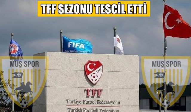 TFF Süper Lig’de tescil kararını açıkladı: Şampiyonlar ve küme düşen takımlar kesinleşti
