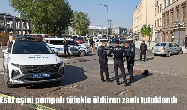 Eşini pompalı tüfekle öldüren zanlı tutuklandı
