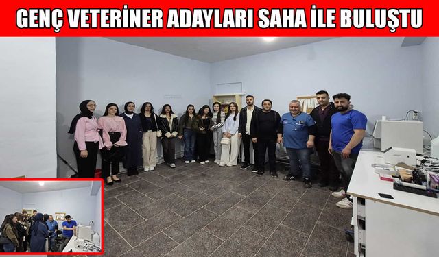 Bulanık'ta genç veteriner adayları ÜNİ VET LAB+ laboratuvarında