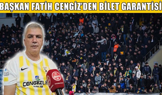 Muşspor Başkanı Cengiz’den taraftara bilet güvencesi: Kimse dışarıda kalmayacak