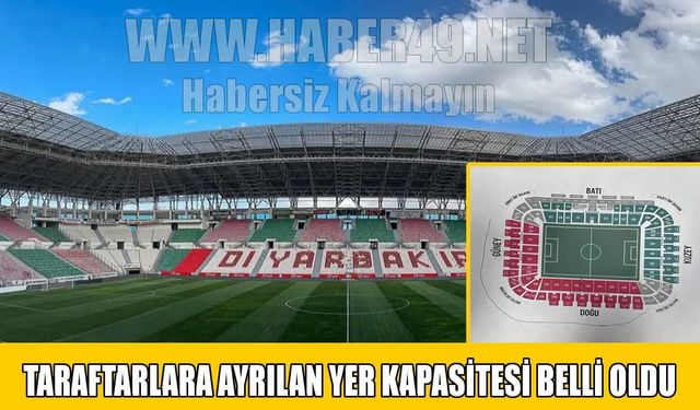 Final öncesi tribün dağılımı belli oldu