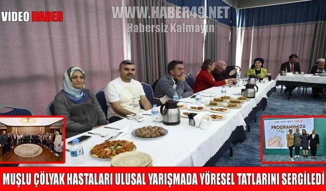 Kocaeli’de glutensiz yemek yarışması: Muş dahil 20 ilden çölyak hastaları yarıştı