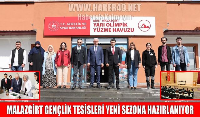 Malazgirt’teki gençlik yatırımları yerinde incelendi