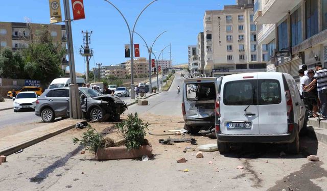 Şırnak’ta zincirleme trafik kazası: 4 yaralı