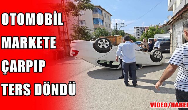 Muş’ta korkutan kaza: Takla atan otomobilden sağ çıktı