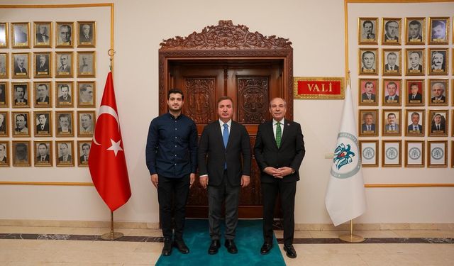 Terör Gazisi Gündüz’den Vali Aydoğdu’ya Ziyaret ve Teşekkür