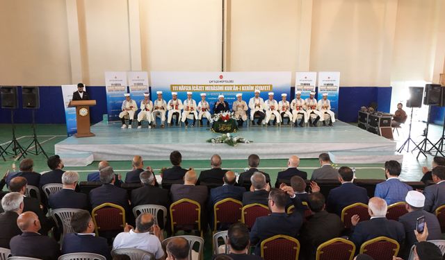Çat’ta 111 Hafız İçin İcazet Töreni Düzenlendi