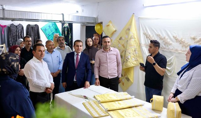 Akçadağ’da Hayat Boyu Öğrenme Sergisi Açıldı