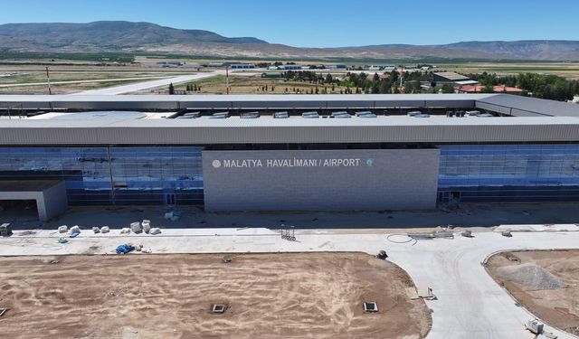 Malatya Havalimanı 2 buçuk milyon yolcuya hazırlanıyor