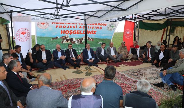 Kars'ta meralara gübre, üreticilere korunga tohumu desteği
