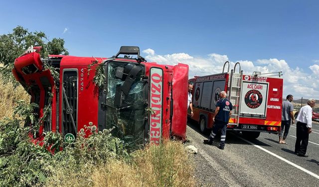 Elazığ’da Tır Kazası: 1 Yaralı
