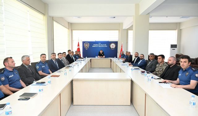 Erzincan’da NATO Zirvesi öncesi güvenlik toplantısı
