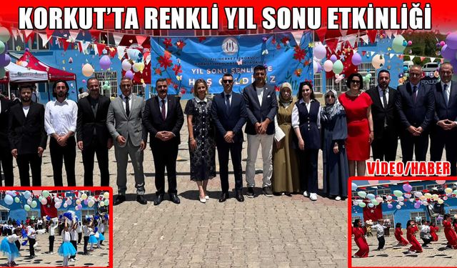 Miniklerin büyük başarısı: Korkut’ta renkli yıl sonu şenliğiyle tatil coşkusu başladı