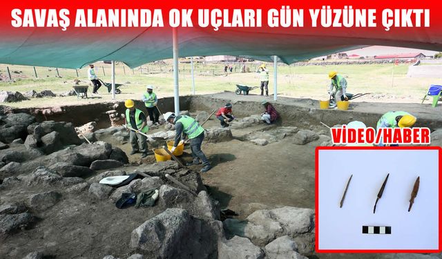 Malazgirt kazılarında heyecanlandıran keşif: Döneme ait ok uçları bulundu