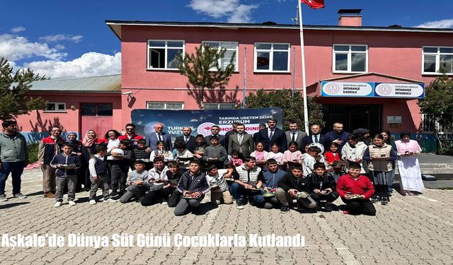 Aşkale'de Dünya Süt Günü Çocuklarla Kutlandı