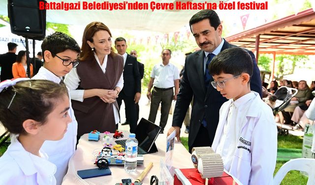 Battalgazi’de Çevre Festivali yoğun ilgi gördü