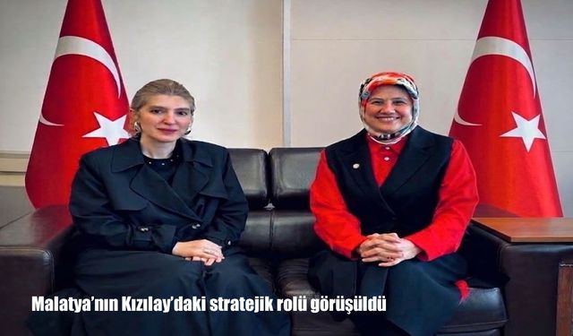 Malatya’nın Kızılay’daki stratejik rolü görüşüldü