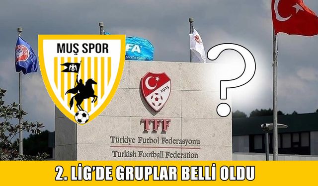 SON DAKİKA: Muşspor’un rakipleri netleşti