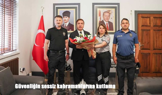 Vali Aydoğdu’dan özel güvenlik görevlilerine anlamlı ziyaret