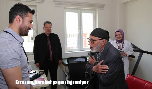 Erzurum hareket yaşını öğreniyor