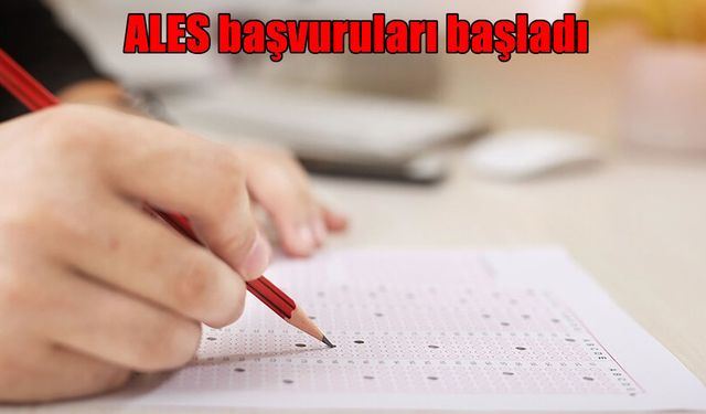 ÖSYM duyurdu: 2026 ALES/2 başvuruları başladı