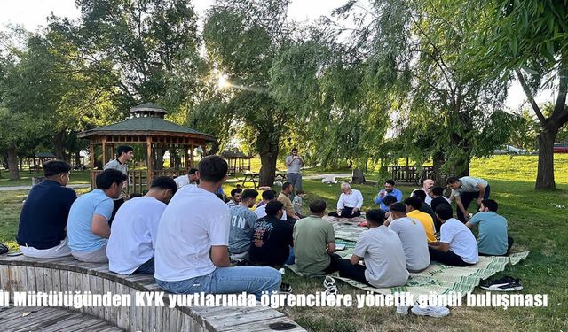 İl Müftülüğünden KYK yurtlarında öğrencilere yönelik gönül buluşması