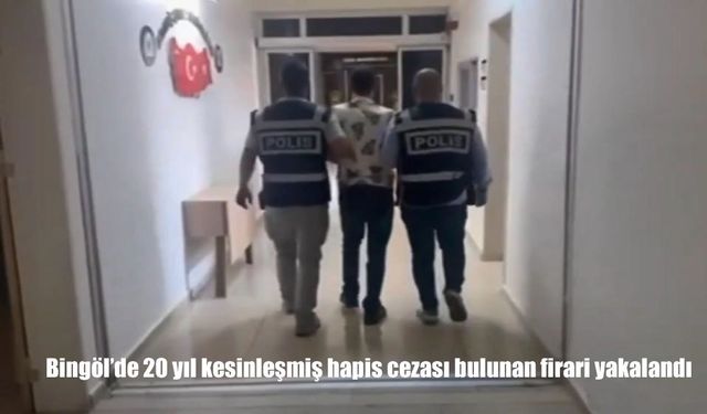 Bingöl'de hırsızlık suçundan aranan firari yakalandı