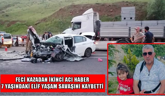 Muş’u yasa boğan haber: 7 yaşındaki Elif hayatını kaybetti