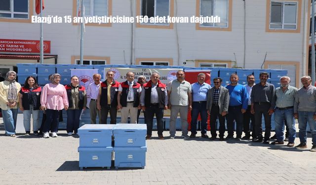 Elazığ’da Arıcılara Destek: 150 Kovan Dağıtıldı
