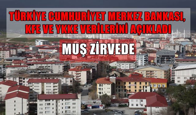 Merkez Bankası 2026 verilerini yayınladı: Muş konut fiyatlarında Türkiye zirvesinde