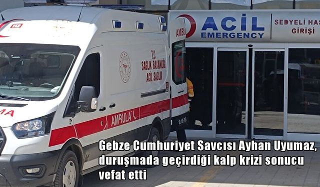 Görevi başında kalp krizi geçiren Savcı Ayhan Uyumaz hayatını kaybetti