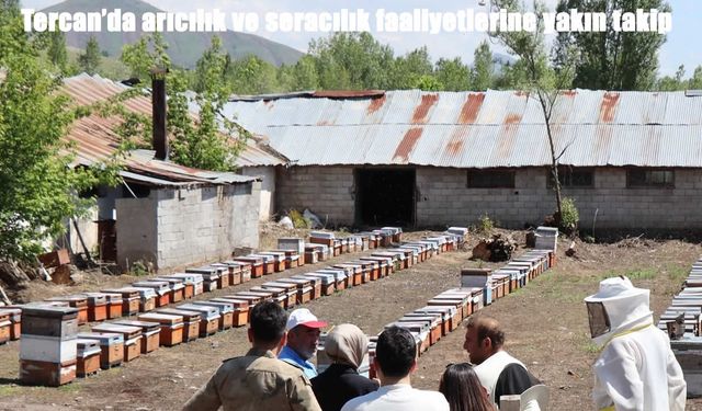 Tercan’da arıcılık ve seracılık faaliyetlerine yakın takip