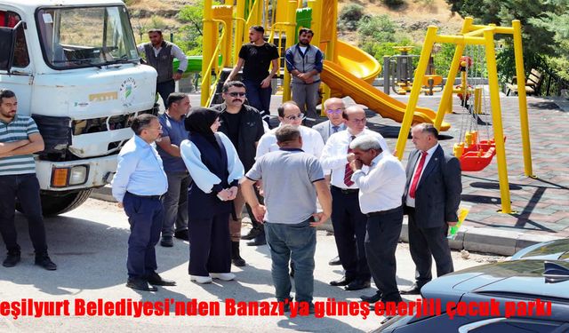Yeşilyurt’ta Bir İlk: Güneş Enerjisiyle Çalışan Çocuk Parkı