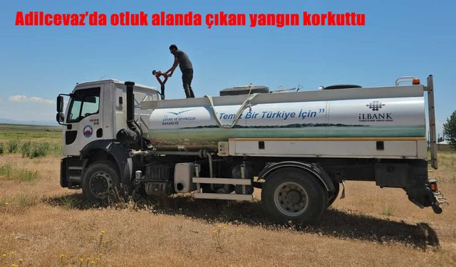 Adilcevaz'da yangın alarmı: Alevler yerleşim yerlerini tehdit etti