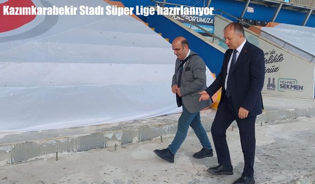 Erzurumspor Süper Lig’e Çıktı, Statta Hummalı Çalışma Başladı