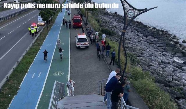 Giresun’da kayıp polis memurundan acı haber: Sahilde ölü bulundu