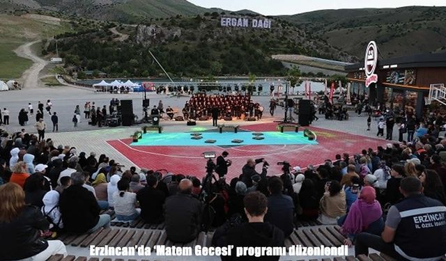 Erzincan’da ‘Matem Gecesi’ programı düzenlendi