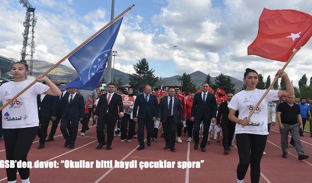 GSB'den davet: "Okullar bitti haydi çocuklar spora"