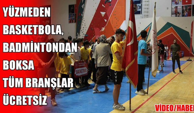 Muş'ta çocuklara müjde: Yaz Spor Okulları açıldı