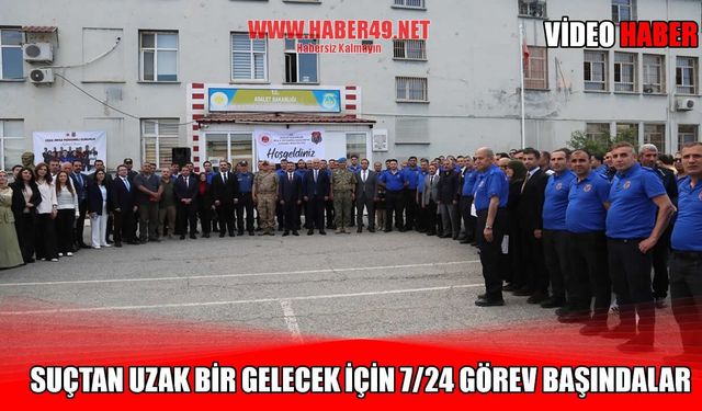 Muş’ta ceza infaz personeli günü ilk kez kutlandı