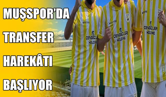 Muşspor’da gözler açıklanacak yeni transferlerde
