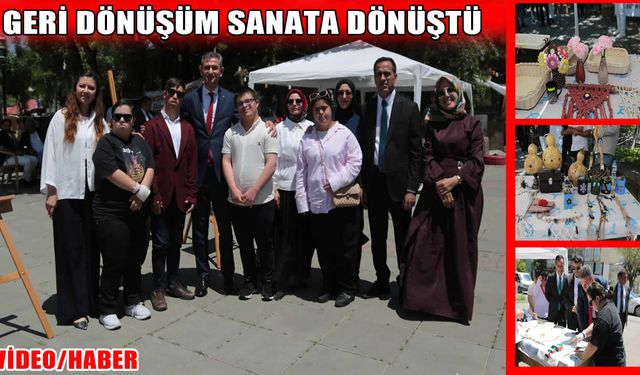 Ali Kuşçu Özel Eğitim Okulu’ndan anlamlı sergi: Geri dönüşüm sanata dönüştü