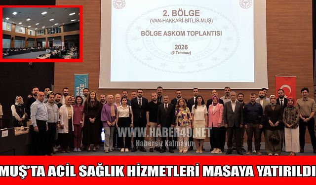 Bölge sağlığında 2026 planı: Sağlık yöneticileri Muş’ta toplandı