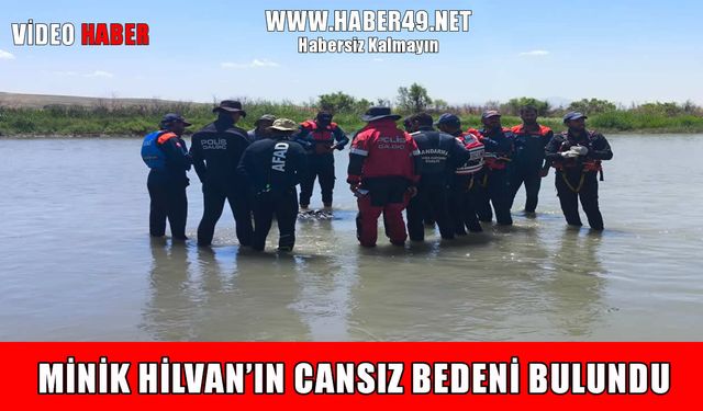 Muş’ta Kocasu Çayı’ndaki acı arama sona erdi: Minik Hilvan’ın cansız bedeni bulundu
