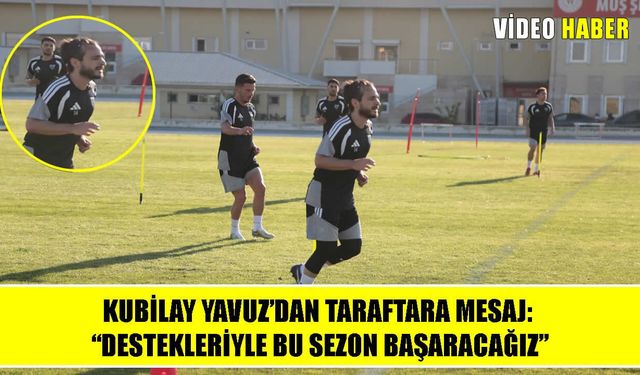 Muşspor’un yeni transferi İlyas Kubilay Yavuz: Yarım kalan hikâyeyi tamamlamaya geldim