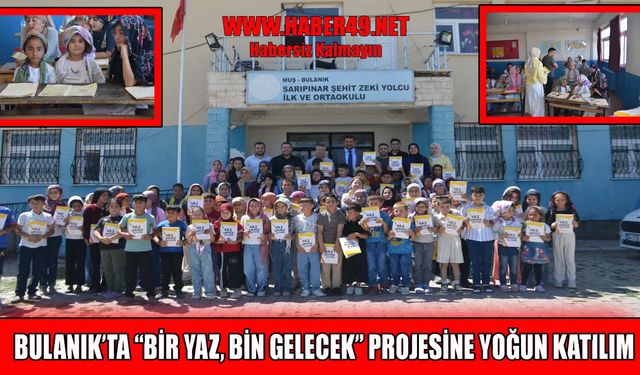 Bulanık'ta TÜGVA yaz okullarına yoğun ilgi